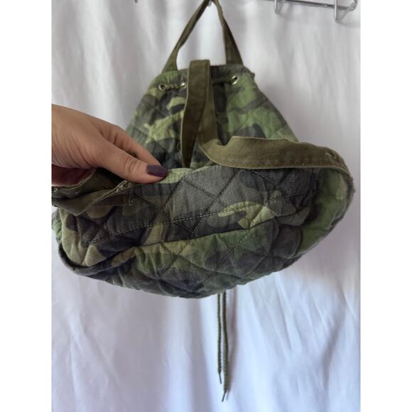Stephen Joseph Quilted Camouflage Backpack - Picture 8 of 10